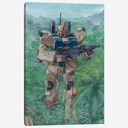 Mobile Armor Battalion Canvas Print #HTT23} by Hector Trunnec Canvas Wall Art