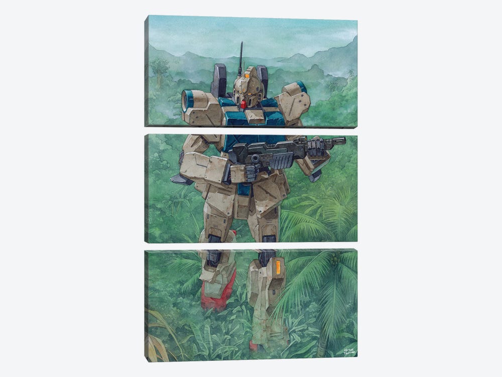 Mobile Armor Battalion by Hector Trunnec 3-piece Art Print