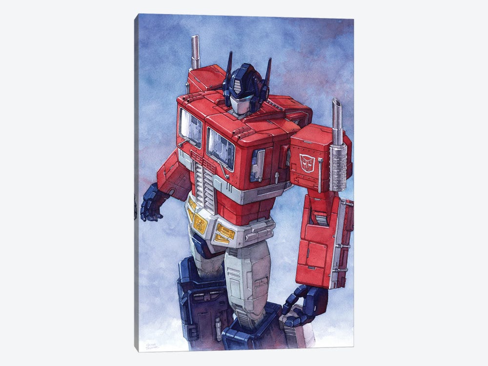 Optimus Prime by Hector Trunnec 1-piece Canvas Art Print