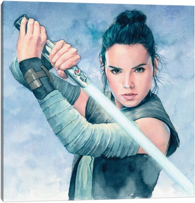 Rey II Canvas Art Print - Star Wars