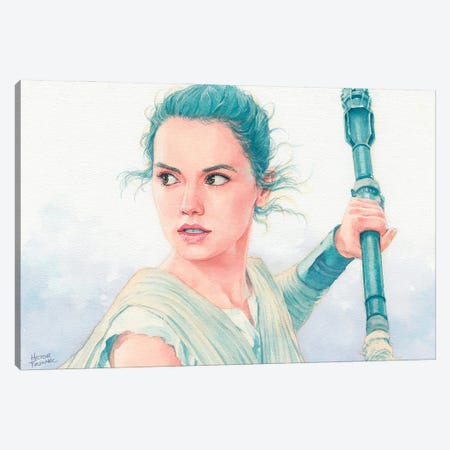 Rey Canvas Print #HTT34} by Hector Trunnec Canvas Wall Art