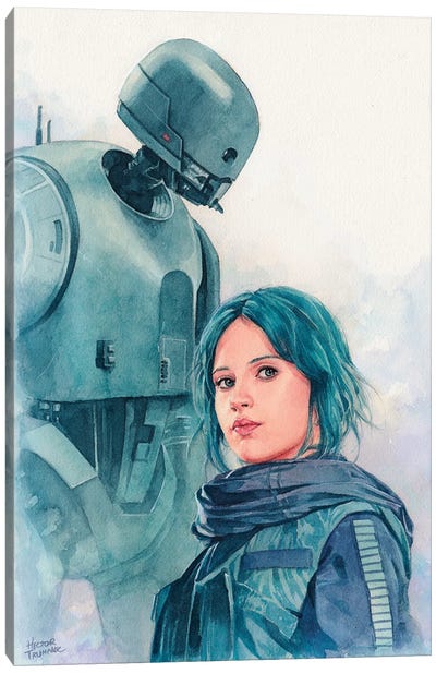 Rogue One Canvas Art Print - Robot Art