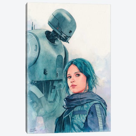 Rogue One Canvas Print #HTT35} by Hector Trunnec Canvas Art