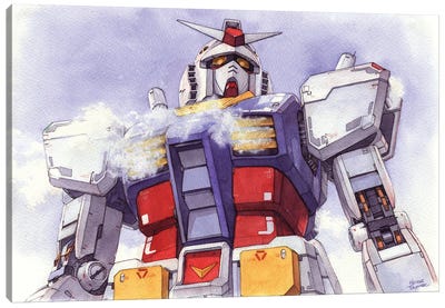 RX-78 Canvas Art Print - Other Anime & Manga Characters