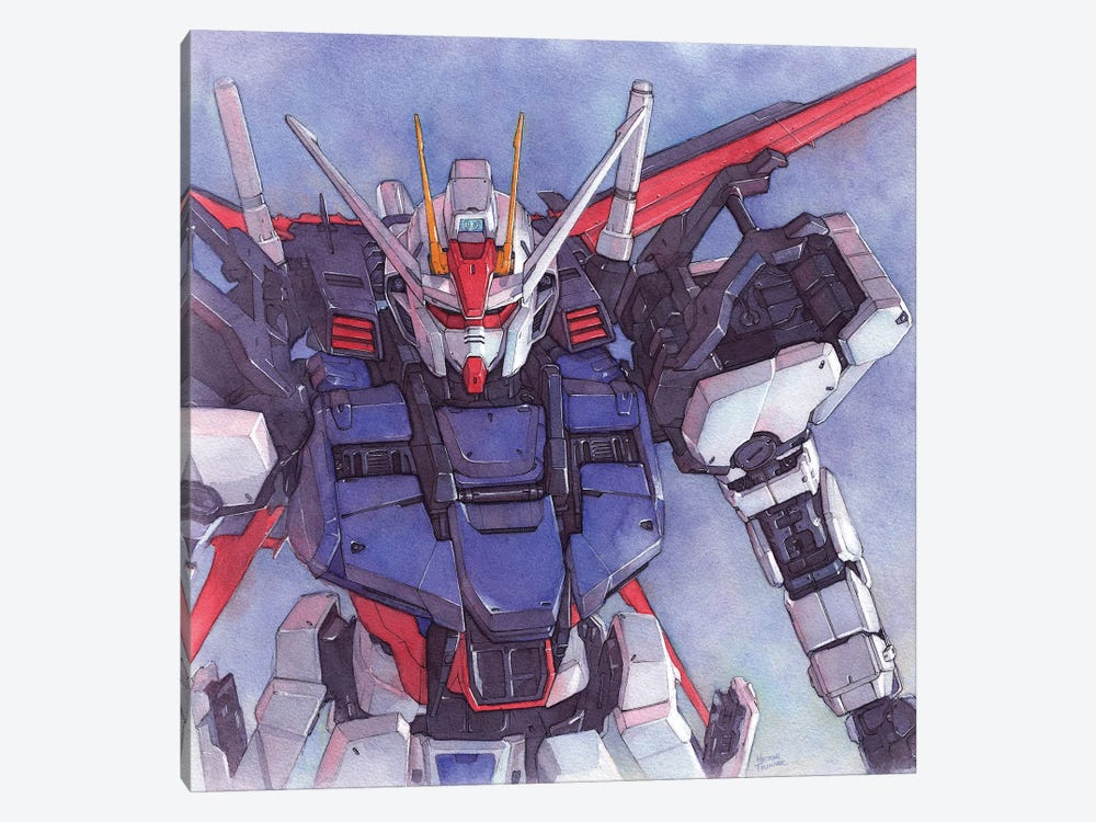 Strike Gundam by Hector Trunnec 1-piece Canvas Wall Art