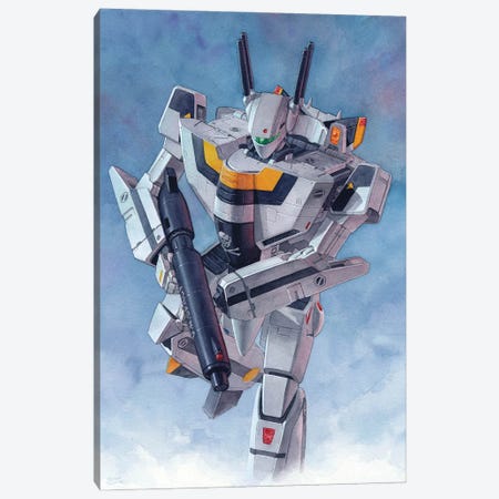 VF-1S Canvas Print #HTT47} by Hector Trunnec Canvas Art Print