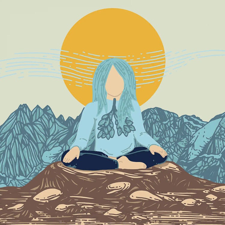 Breathe by Coralie Huon wall art