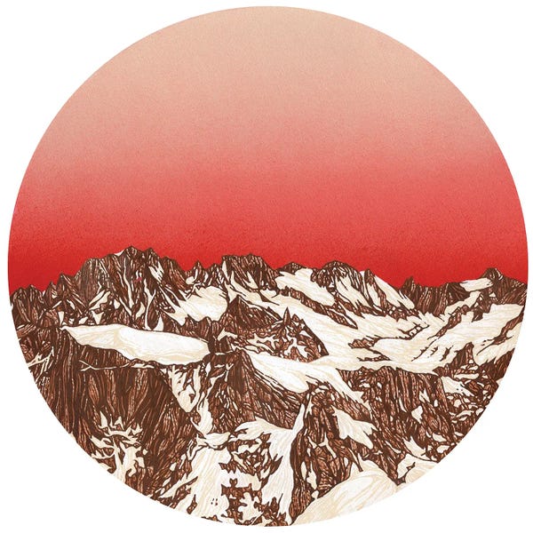 Coralie Huon: Chamonix Sunrise by Coralie Huon