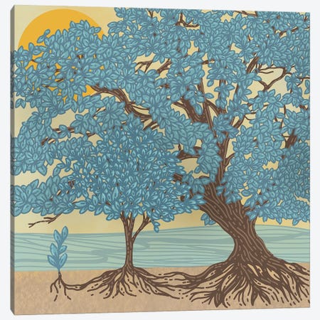 One Tree Planted Canvas Print #HUO1} by Coralie Huon Canvas Artwork