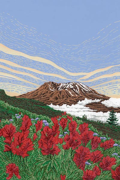 Mount Rainier: Mount Rainier by Coralie Huon