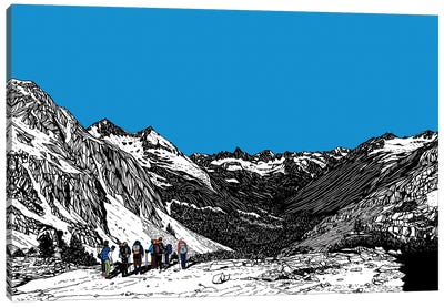 In The Sierra Canvas Art Print - Extreme Sports Art