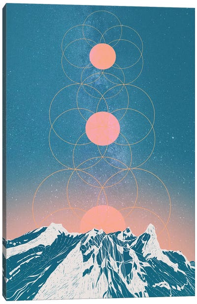 Majestic Cosmos Canvas Art Print - Coralie Huon