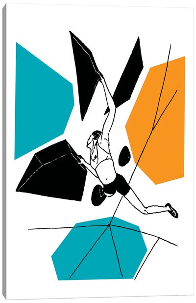 Swing Control Canvas Art Print - Extreme Sports Art