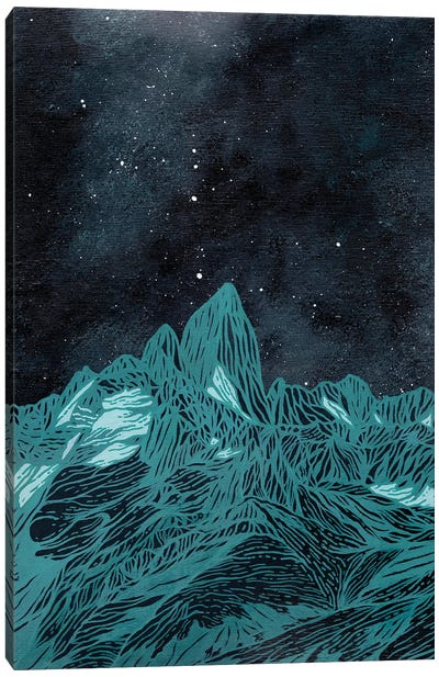 A Line In The Dark Canvas Art Print - Coralie Huon