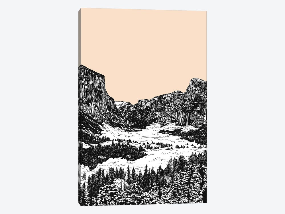 Yosemite Sunrise by Coralie Huon 1-piece Canvas Print