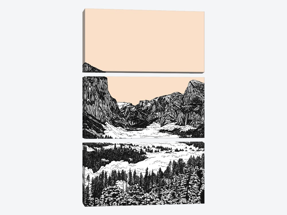Yosemite Sunrise by Coralie Huon 3-piece Art Print