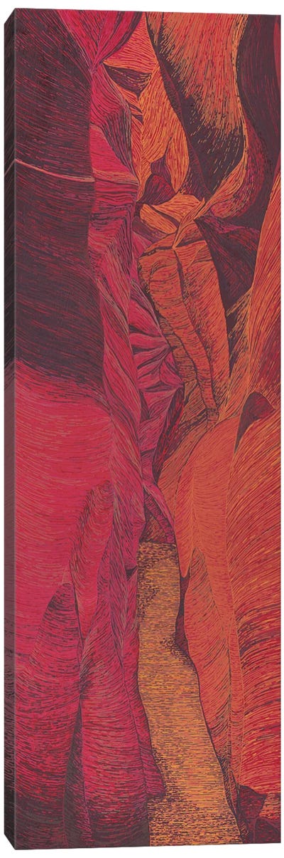 Antelope Canyon Canvas Art Print - Rock Art