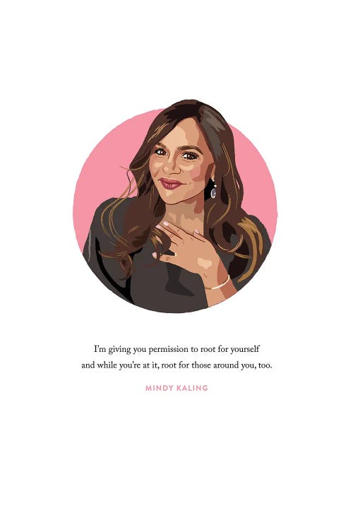 Mindy Kaling Illustration