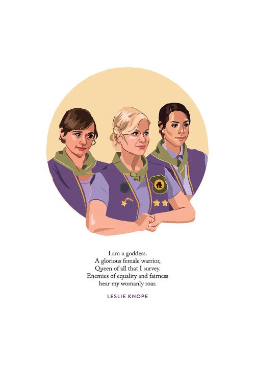 Pawnee Goddesses Illustration Parks And Rec