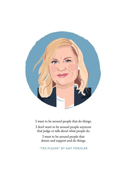 Amy Poehler Illustration