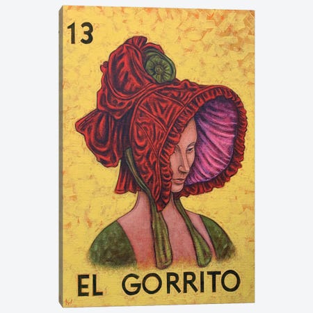 El Gorrito Canvas Print #HWD32} by Holly Wood Canvas Art Print