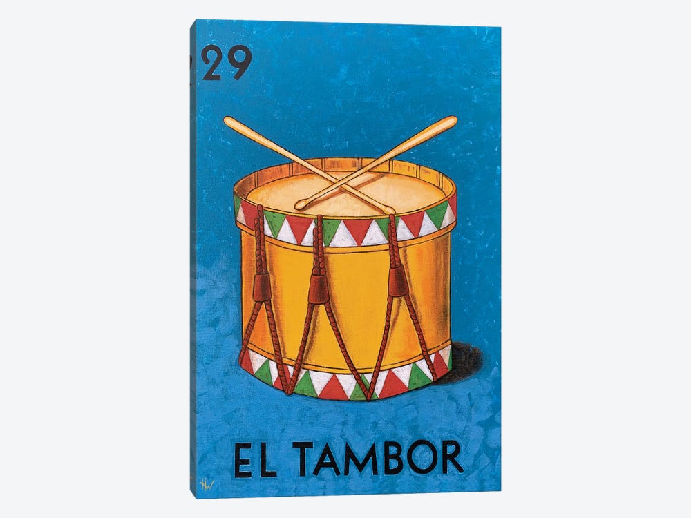 El Tambor by Holly Wood 1-piece Canvas Art Print