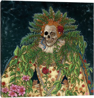 End Is Beginning Canvas Art Print - Similar to Frida Kahlo