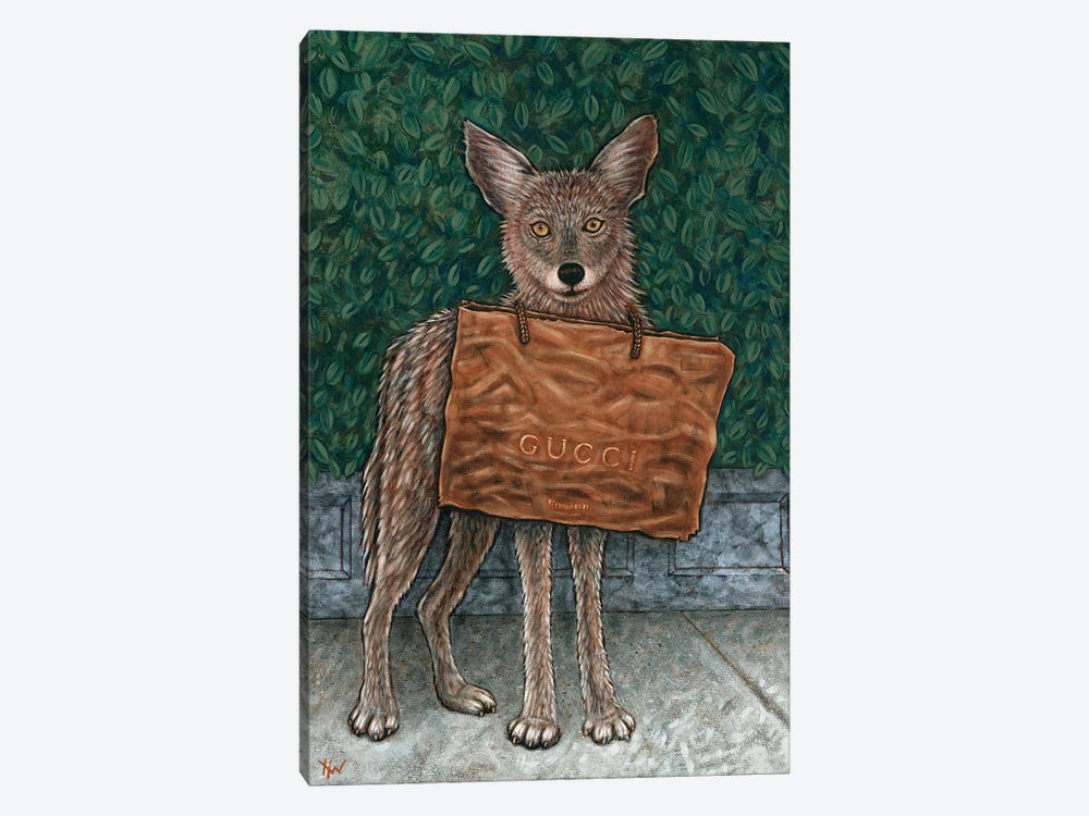 Gucci Coyote by Holly Wood 1-piece Canvas Art