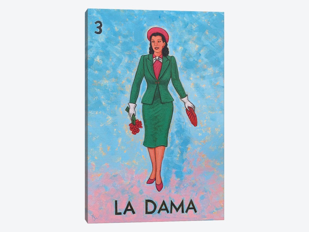 La Dama by Holly Wood 1-piece Canvas Art