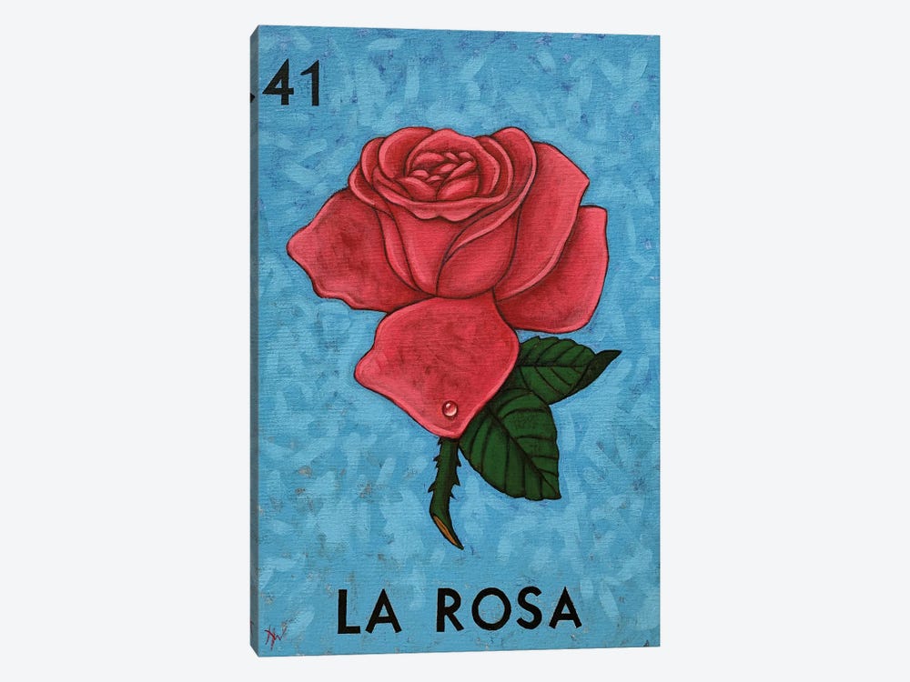 La Rosa by Holly Wood 1-piece Canvas Art