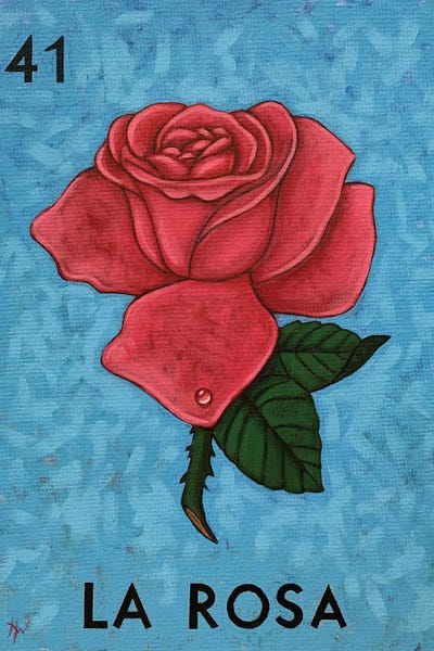 Self-Taught Women Artists: La Rosa by Holly Wood