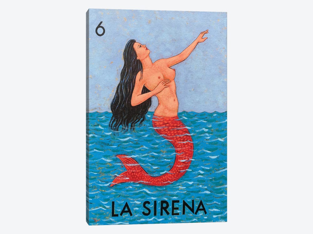 La Sirena by Holly Wood 1-piece Canvas Artwork