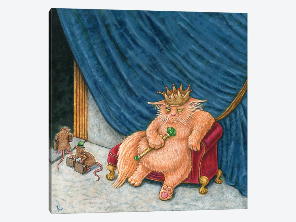Uneasy Lies The Crown by Holly Wood 1-piece Canvas Art Print