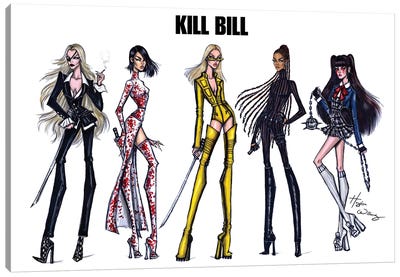 Kill Bill Canvas Art Print - Action & Adventure Movie Art