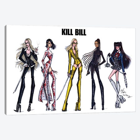 Kill Bill Canvas Print #HWI105} by Hayden Williams Canvas Wall Art