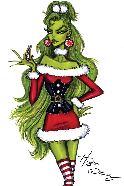 Grinch Glam by Hayden Williams wall art