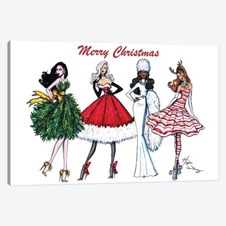 Festive Couture Canvas Print #HWI108} by Hayden Williams Art Print