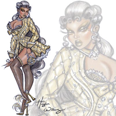 Rococo II by Hayden Williams canvas print