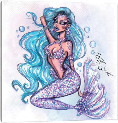 Sea Siren I Canvas Art Print - Mermaid Art
