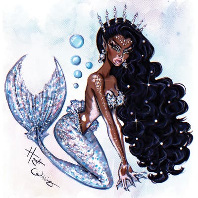 Sea Siren II Canvas Art Print by Hayden Williams | iCanvas