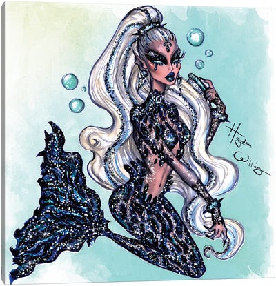 Sea Siren IV Canvas Art Print - Hayden Williams