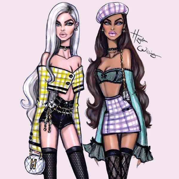 Fashion Illustrations: Less Talk, More Glam! by Hayden Williams