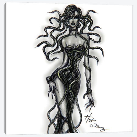 Medusa Canvas Print #HWI130} by Hayden Williams Canvas Artwork