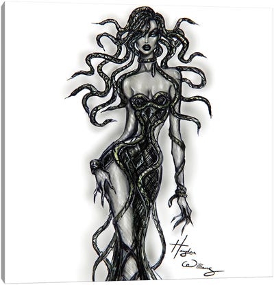 Medusa Canvas Art Print - Hayden Williams