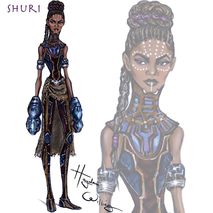 Black Panther: Shuri by Hayden Williams wall art