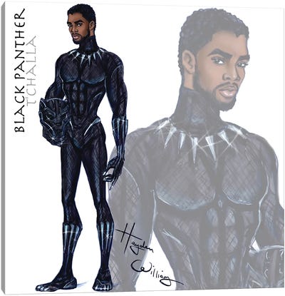 Black Panther: T'Challa Canvas Art Print - Hayden Williams