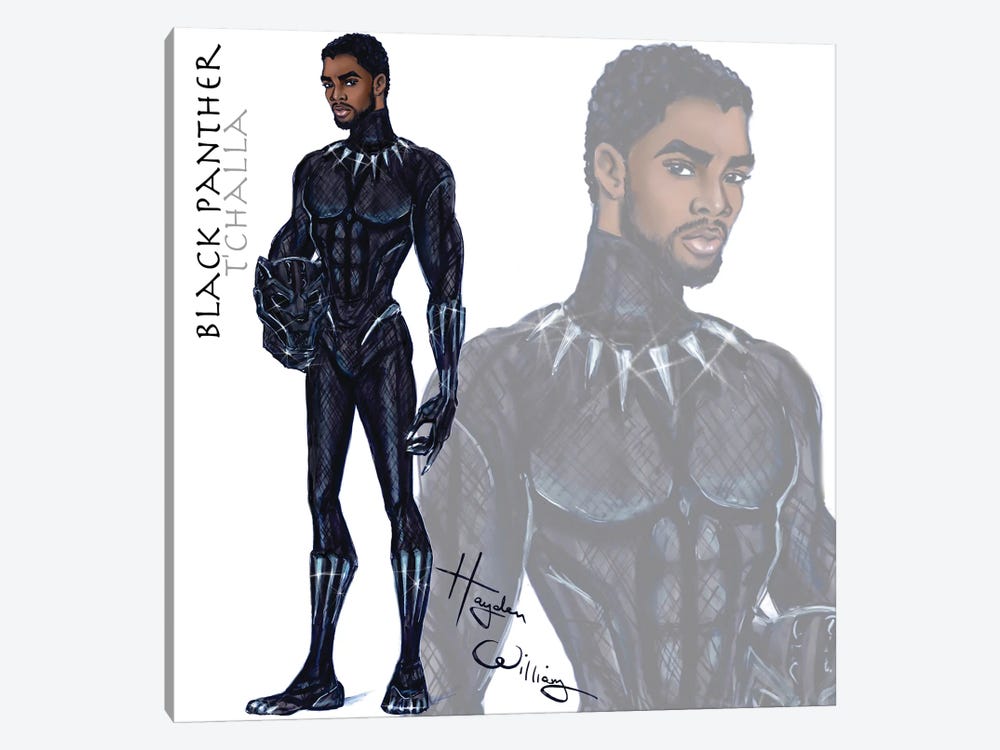 Black Panther: T'Challa by Hayden Williams 1-piece Canvas Art
