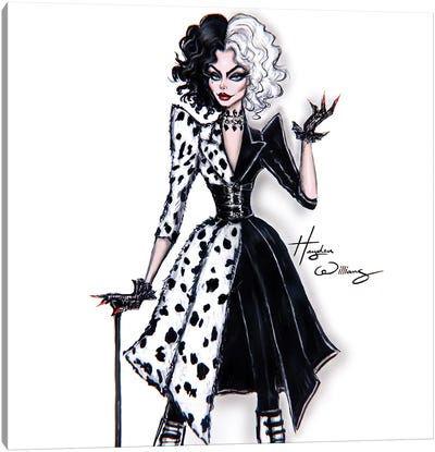 Cruella 2021 Canvas Art Print - 101 Dalmatians
