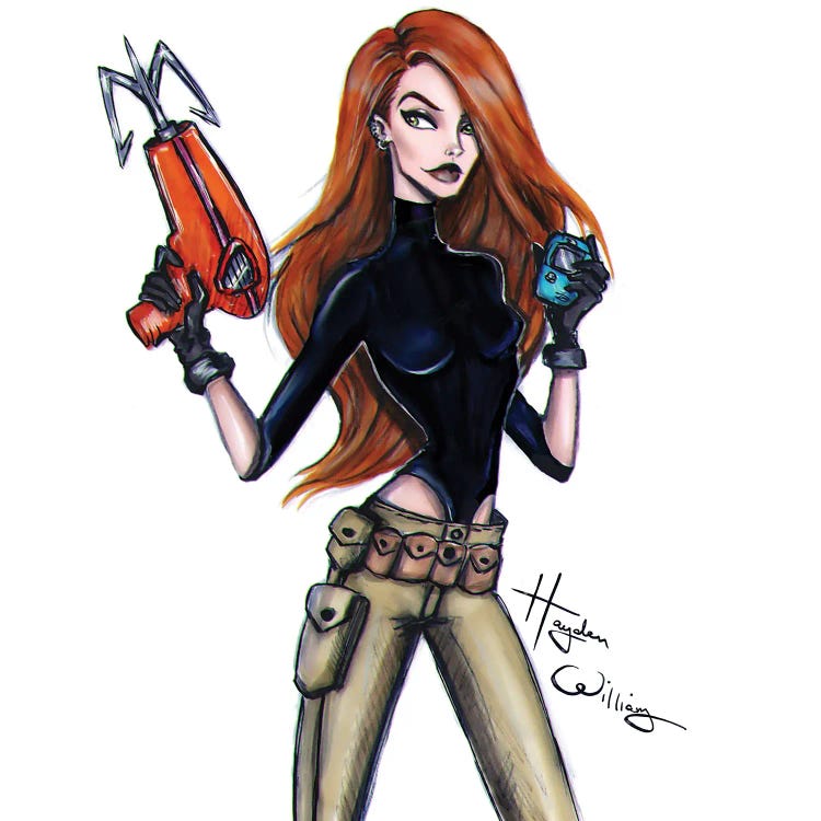 Kim Possible by Hayden Williams wall art