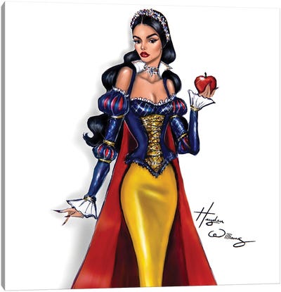 Rachel Zegler As Snow White Canvas Art Print - Apple Art